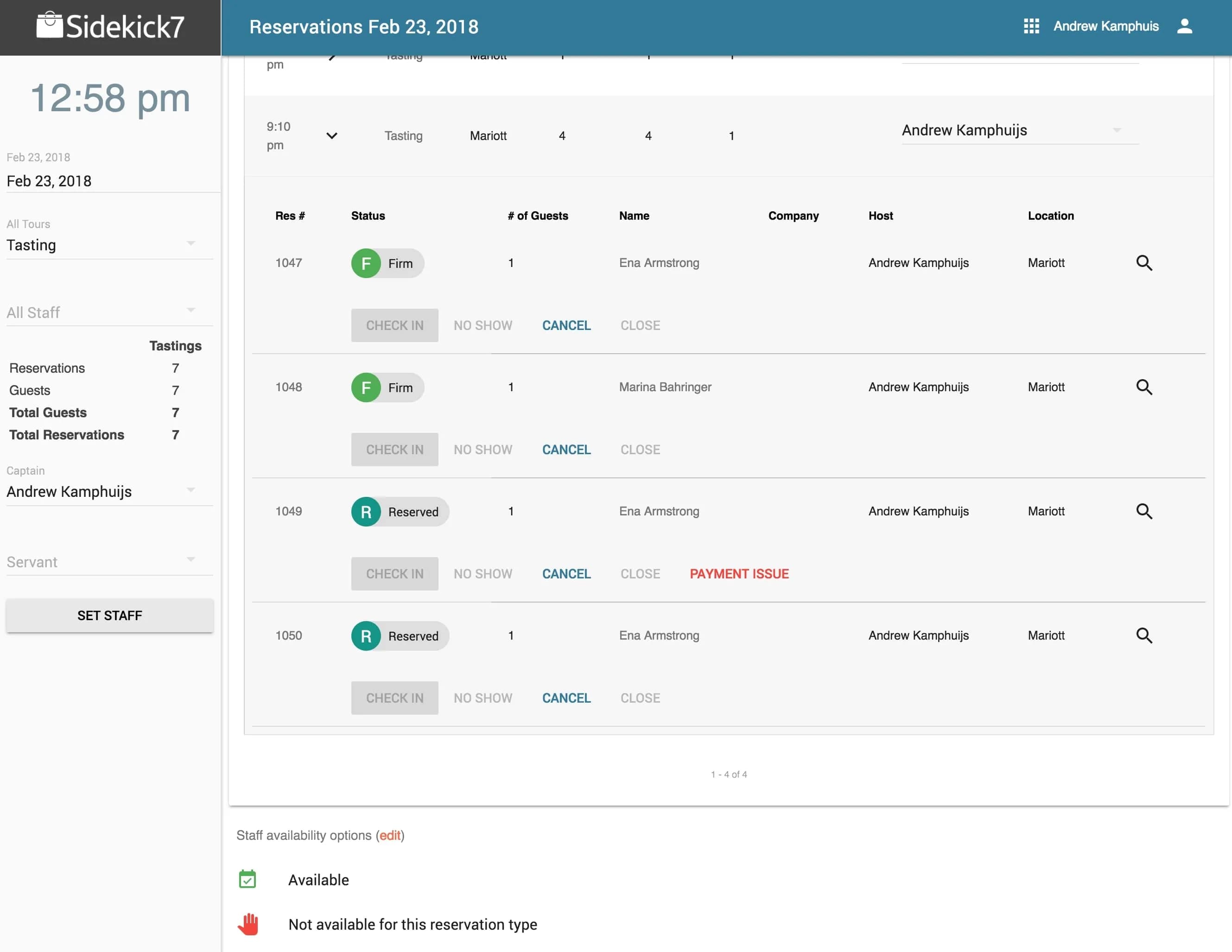 The work involved front end screen implementation, forms, validation, backend implementation with Node and Mongo, and writing tests.