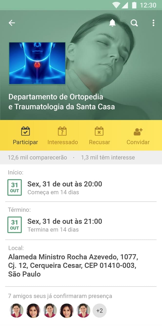 O aplicativo móvel foi construído usando o reagente nativo e cobriu todas as funcionalidades da web.