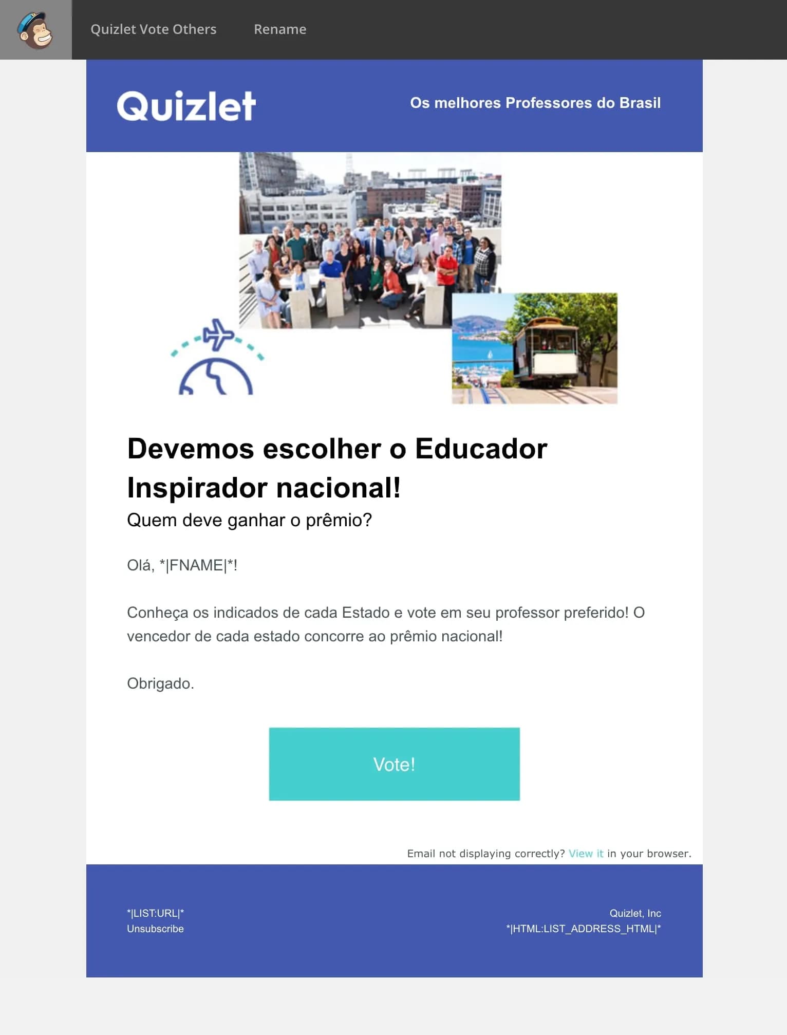 The campaign also included a flow of email interaction, which we managed.