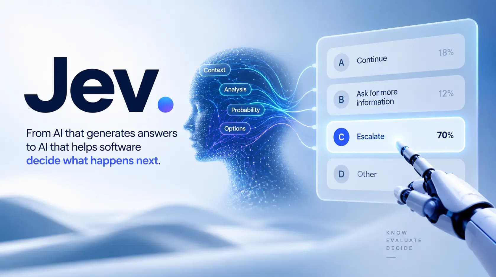 JEV: Multiple choice revolutionizes AI processing